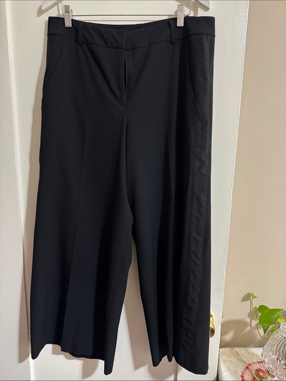 Lane Bryant Black Wide-Leg Dress Pants